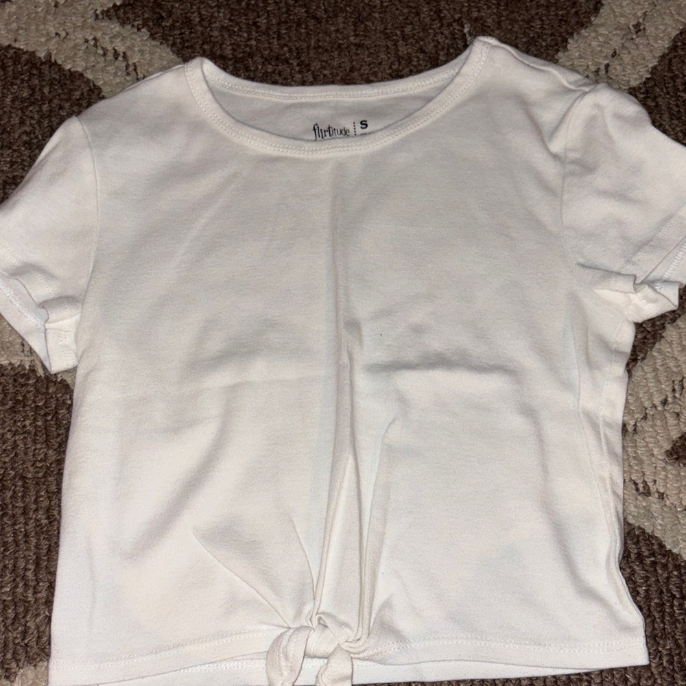 Flirtitude Active White Tee